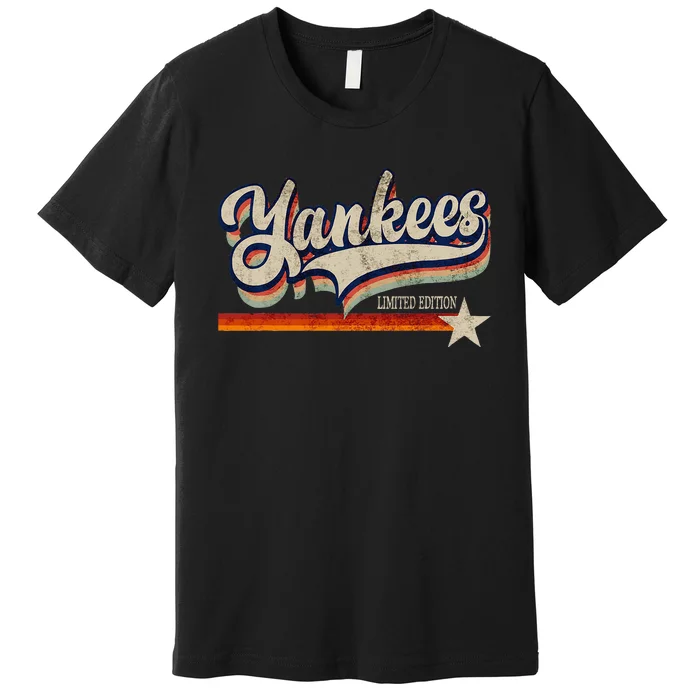 Vintage Y.A.N.K.E.E.S Name Proud Retro Premium T-Shirt