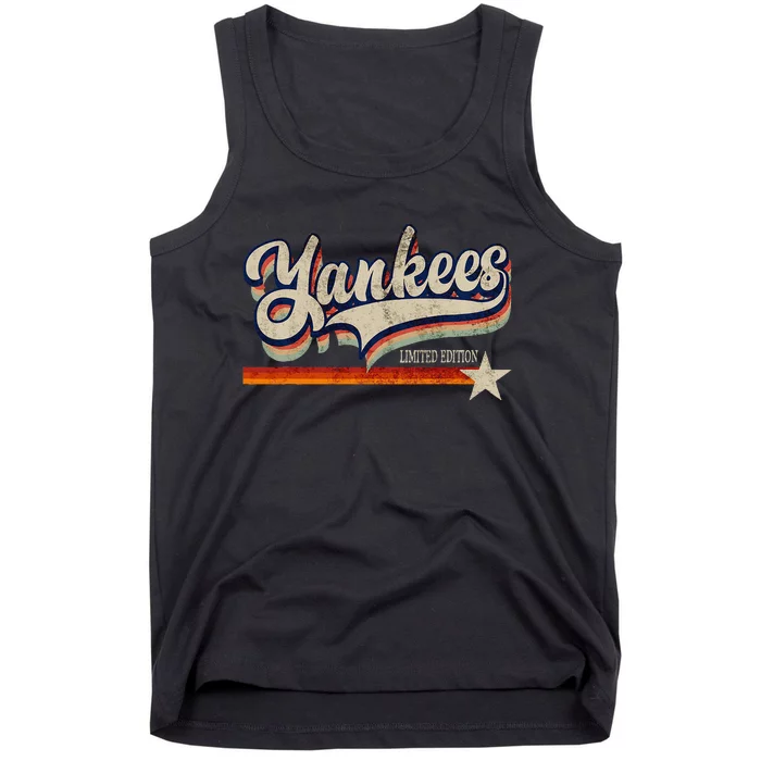 Vintage Y.A.N.K.E.E.S Name Proud Retro Tank Top