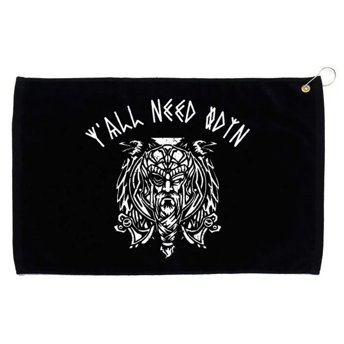 Viking YAll Need Odin Funny Norse Pagan Grommeted Golf Towel