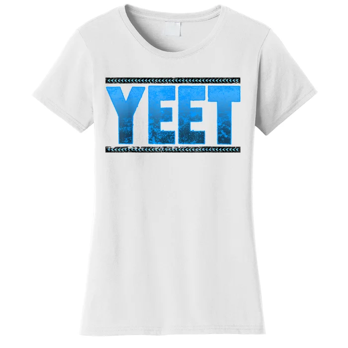 Vintage Yeet Tees Yeet Quotes Design Blue Women's T-Shirt