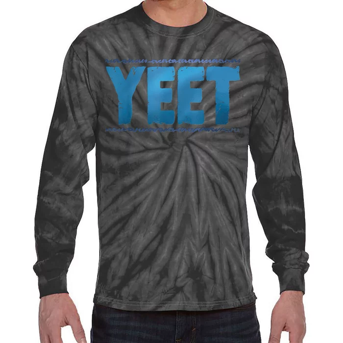 Vintage Yeet Tie-Dye Long Sleeve Shirt