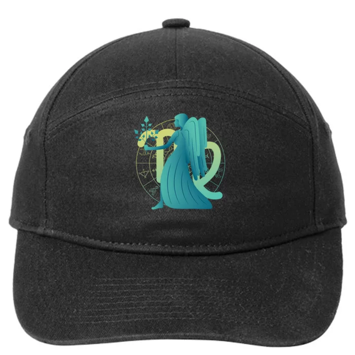 Virgo Zodiac Astrology 7-Panel Snapback Hat