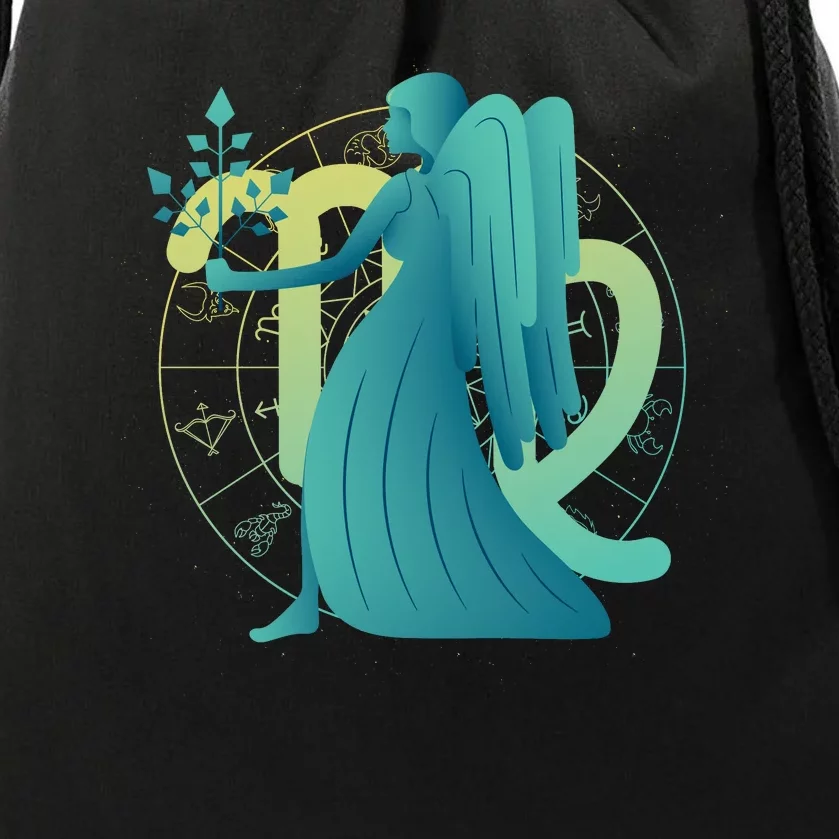 Virgo Zodiac Astrology Drawstring Bag