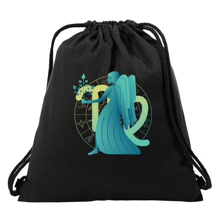 Virgo Zodiac Astrology Drawstring Bag