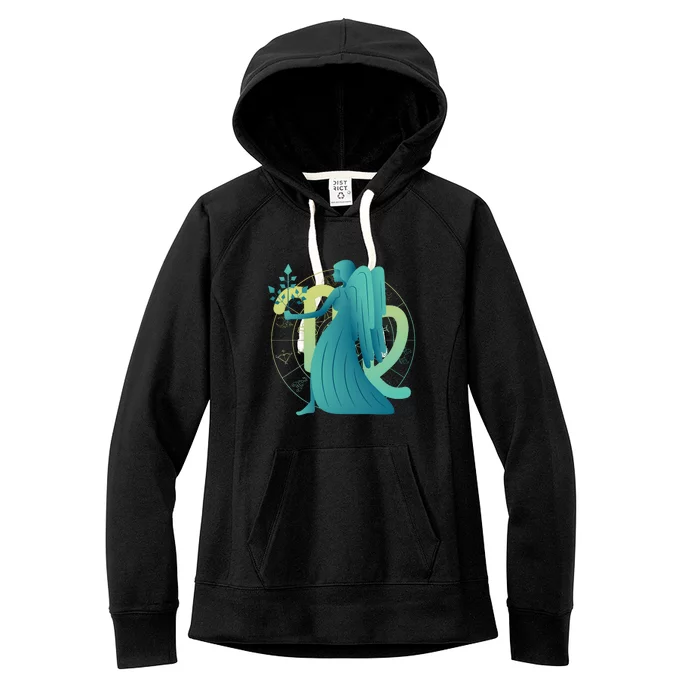 Virgo Zodiac Astrology Women's Fleece Hoodie