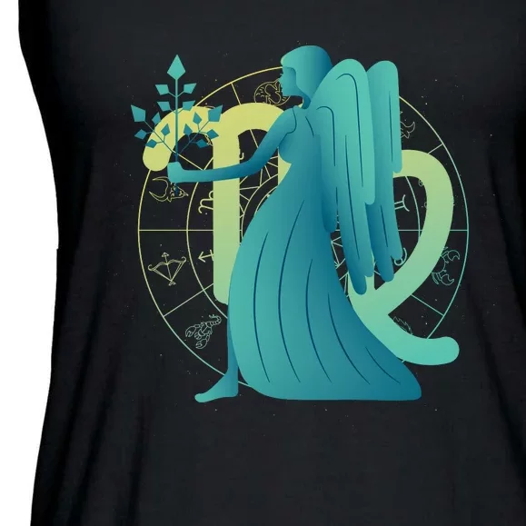 Virgo Zodiac Astrology Ladies Essential Flowy Tank