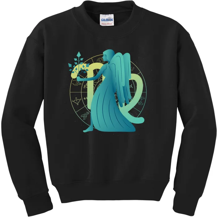 Virgo Zodiac Astrology Kids Sweatshirt