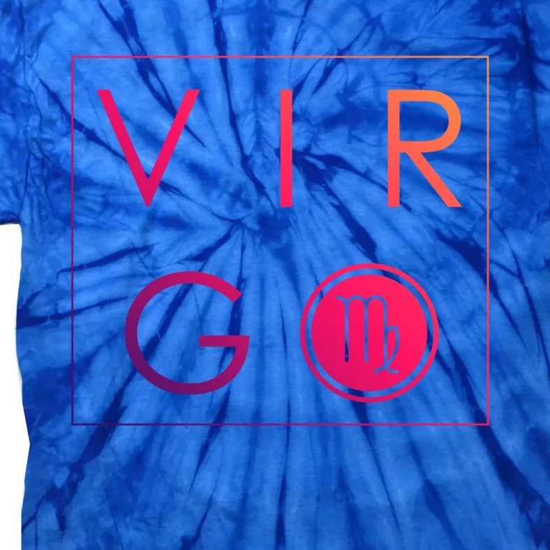 Virgo Zodiac Astrology Gift Tie-Dye T-Shirt