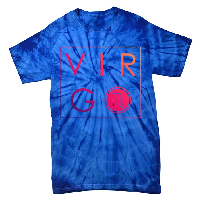 Virgo Zodiac Astrology Gift Tie-Dye T-Shirt