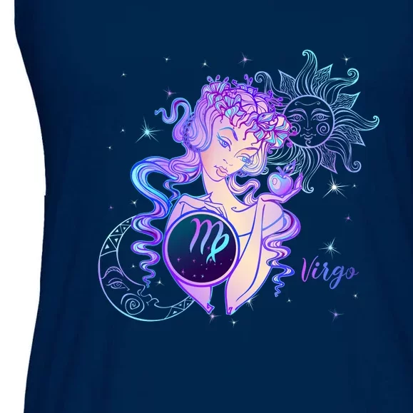 Virgo Zodiac Astrology Gift Ladies Essential Flowy Tank