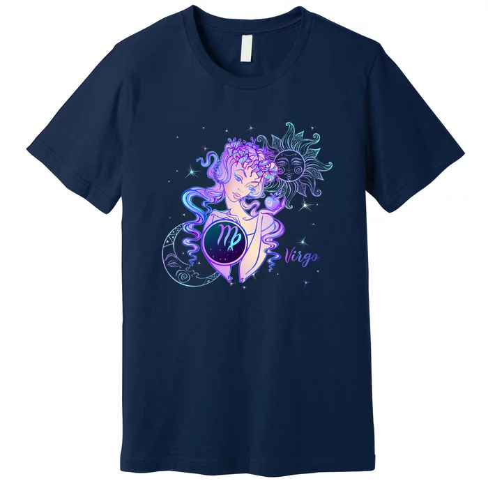 Virgo Zodiac Astrology Gift Premium T-Shirt