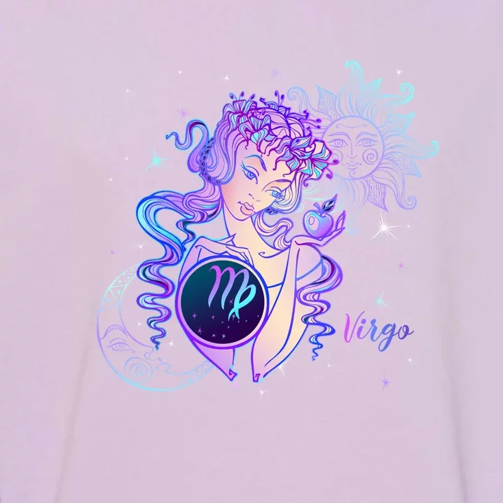 Virgo Zodiac Astrology Gift Garment-Dyed Sweatshirt