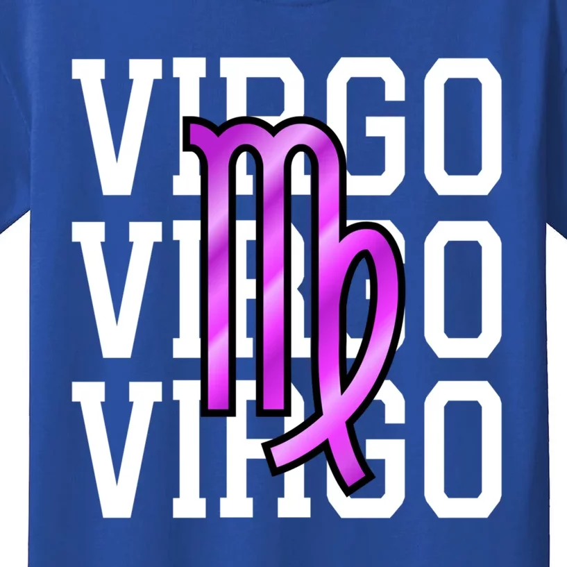 Virgo Zodiac Birthday Horoscope Sign Virgo Gift Kids T-Shirt