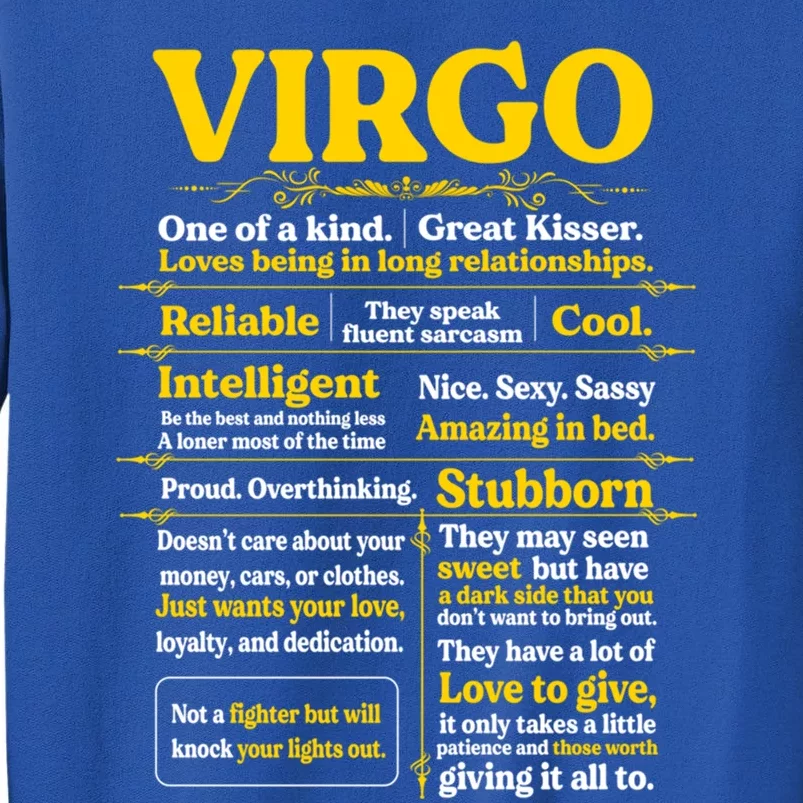 Virgo Zodiac Birthday Funny Gift Party Funny Gift Sweatshirt