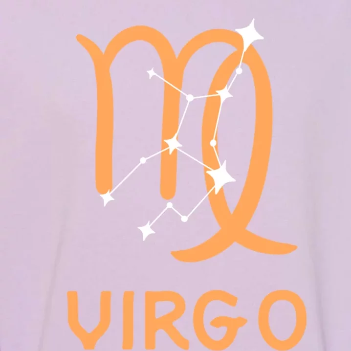 Virgo Zodiac Constellation Virgo Symbol Gift Garment-Dyed Sweatshirt