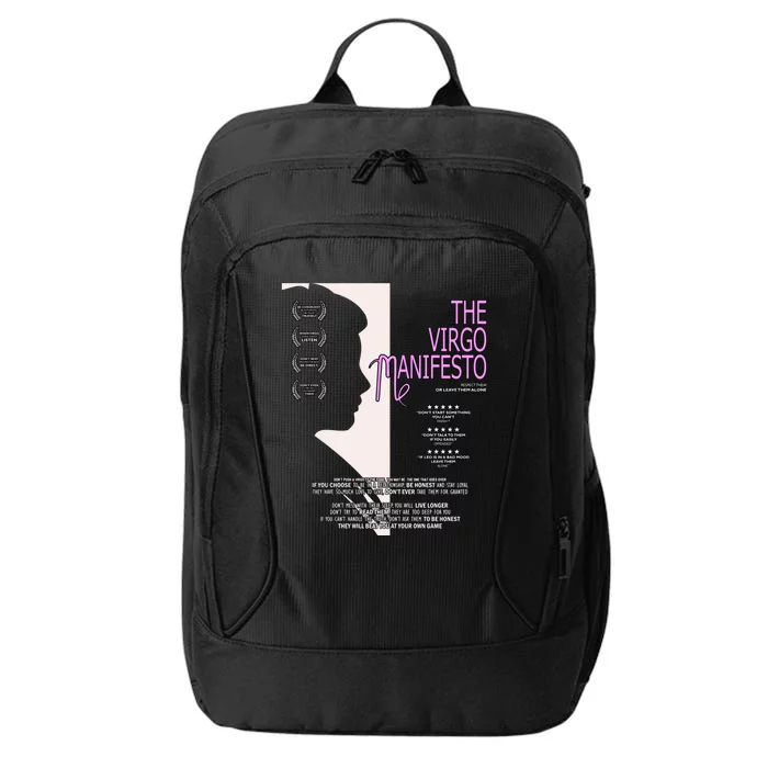 Virgo Zodiac Facts Ifesto Astrology Birthday Gift City Backpack