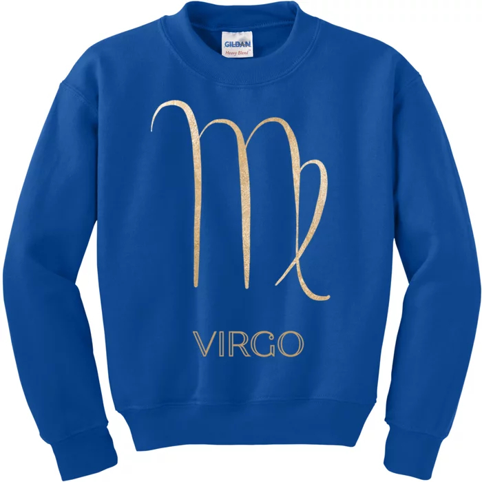 Virgo Zodiac Funny Gift Virgo Season Birthday Funny Gift Virgo Gift Kids Sweatshirt