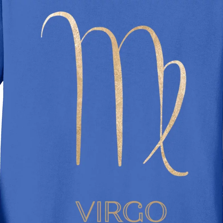 Virgo Zodiac Funny Gift Virgo Season Birthday Funny Gift Virgo Gift Kids Long Sleeve Shirt