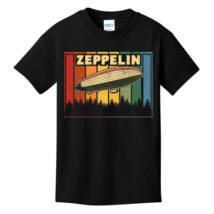 Vintage Zeppelin First Name Airship Kids T-Shirt