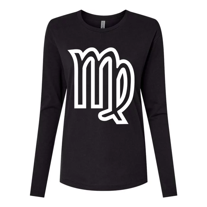 Virgo Zodiac Gift Womens Cotton Relaxed Long Sleeve T-Shirt