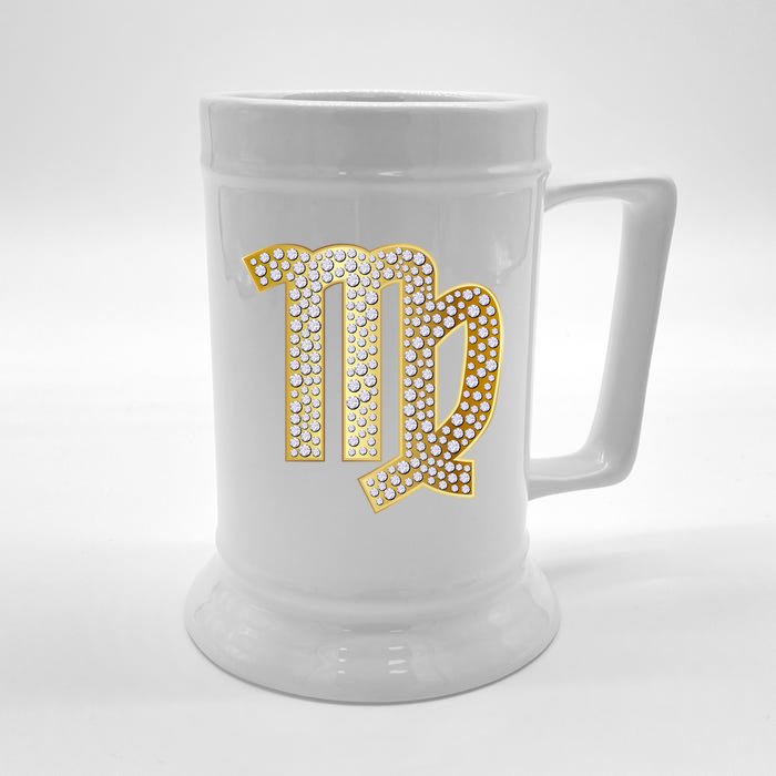 Virgo Zodiac Great Gift Front & Back Beer Stein