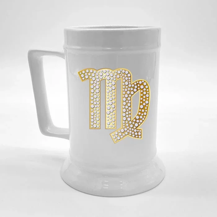 Virgo Zodiac Great Gift Front & Back Beer Stein