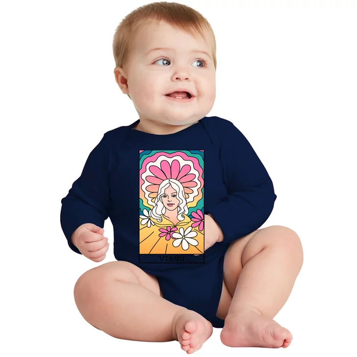 Virgo Zodiac Gift Baby Long Sleeve Bodysuit