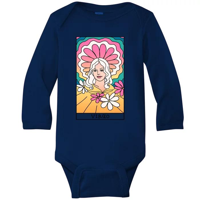 Virgo Zodiac Gift Baby Long Sleeve Bodysuit