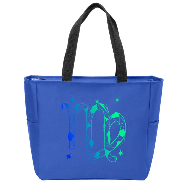 Virgo Zodiac Gift Zip Tote Bag