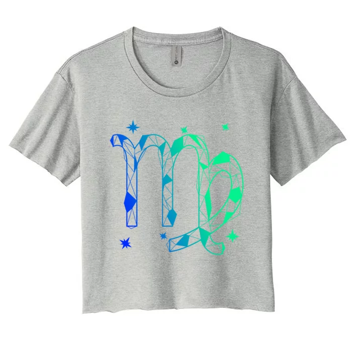 Virgo Zodiac Gift Women's Crop Top Tee