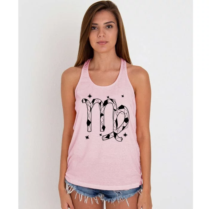 Virgo Zodiac Gift Women's Knotted Racerback Tank