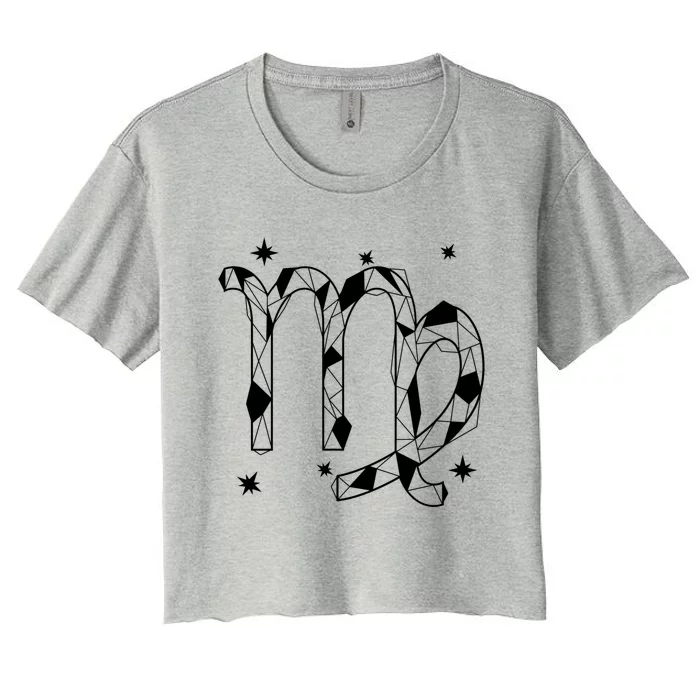 Virgo Zodiac Gift Women's Crop Top Tee