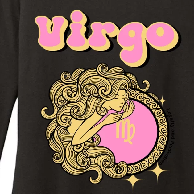 Virgo Zodiac Loyalty And Perfection Gift Womens CVC Long Sleeve Shirt