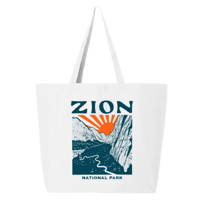 Vintage Zion National Park 25L Jumbo Tote