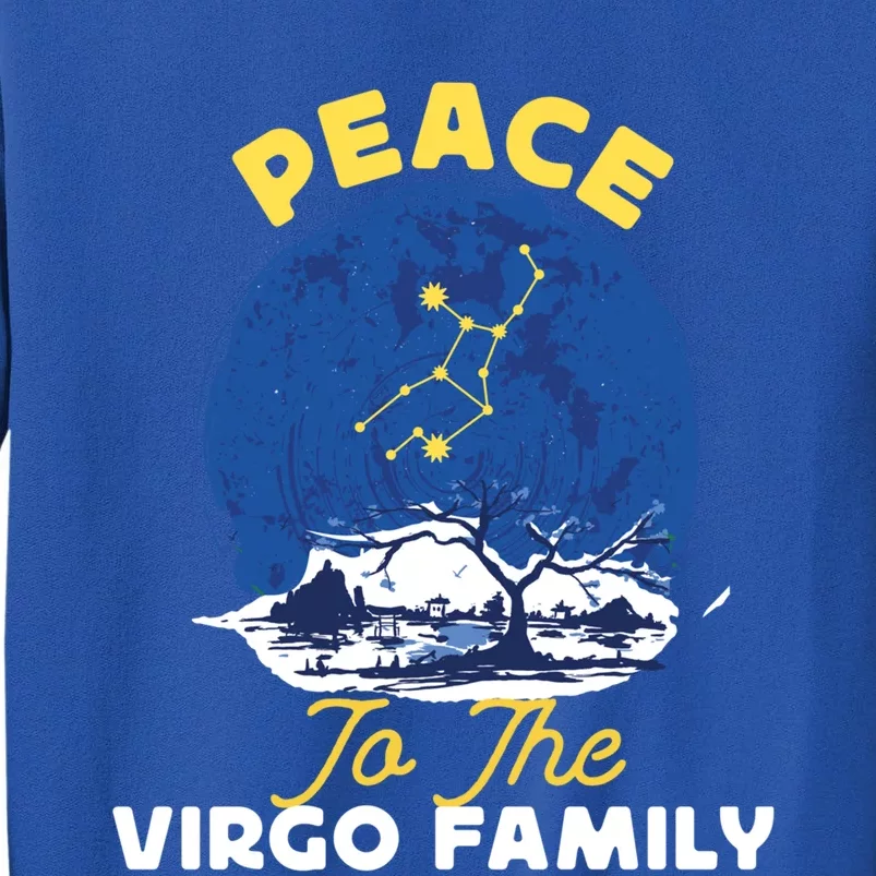 Virgo Zodiac: Peace To The Virgo Family Gift Sweatshirt