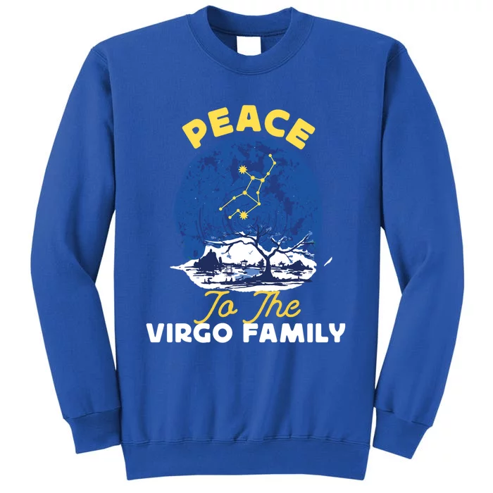 Virgo Zodiac: Peace To The Virgo Family Gift Sweatshirt