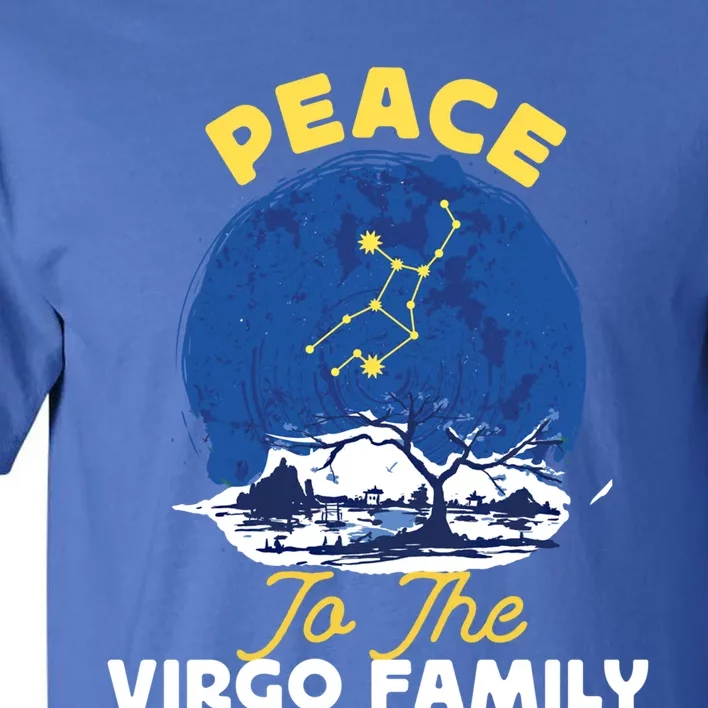 Virgo Zodiac: Peace To The Virgo Family Gift Tall T-Shirt