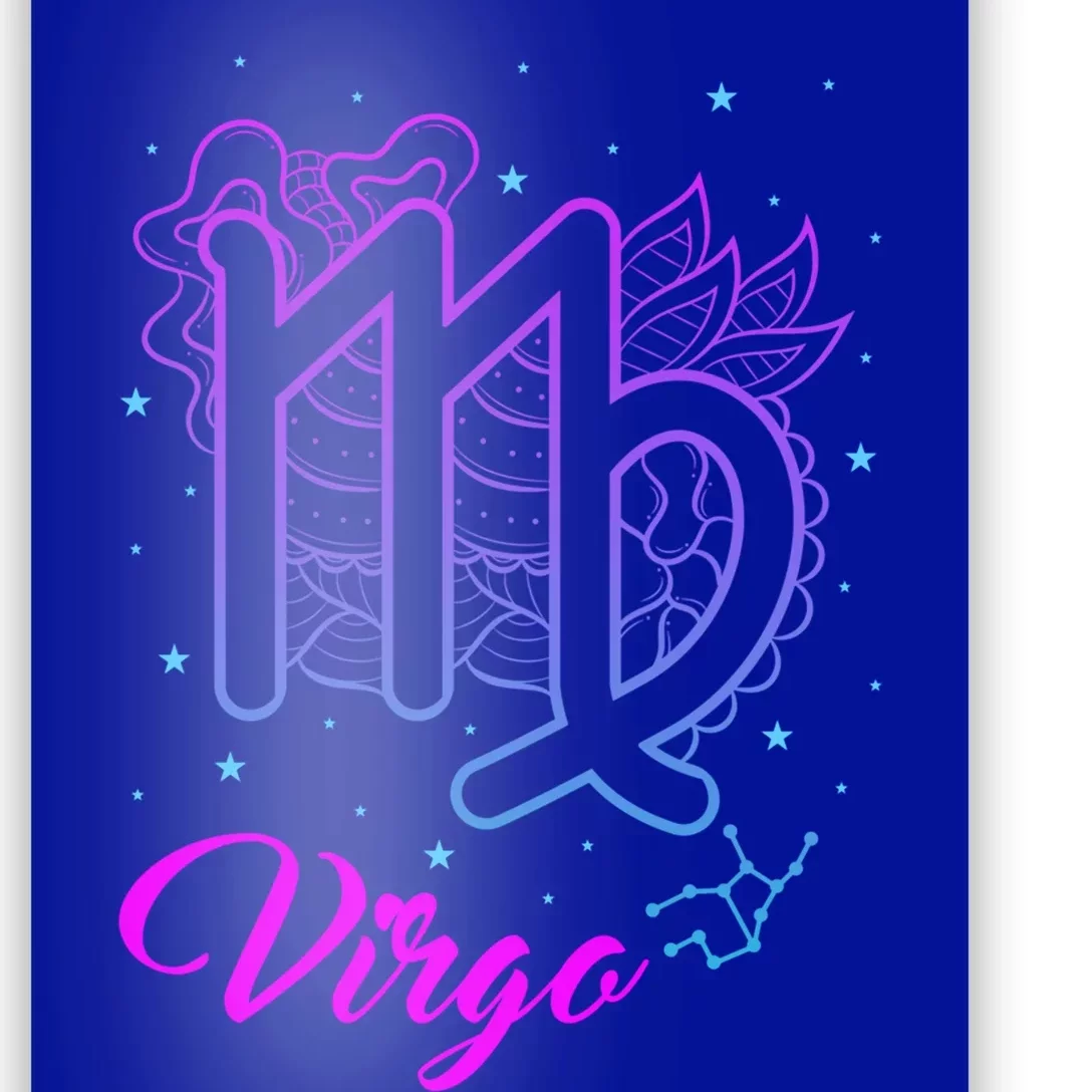 Virgo Zodiac Sign Astrology August September Birthday Virgo Cool Gift Poster