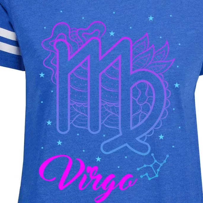 Virgo Zodiac Sign Astrology August September Birthday Virgo Cool Gift Enza Ladies Jersey Football T-Shirt