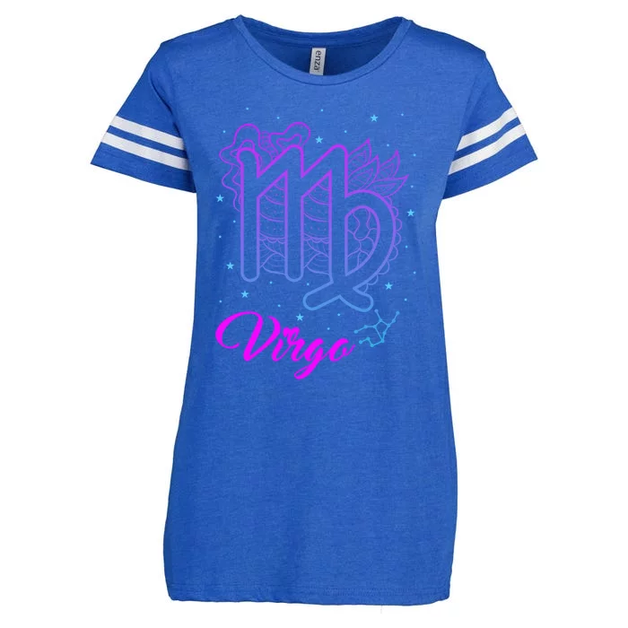 Virgo Zodiac Sign Astrology August September Birthday Virgo Cool Gift Enza Ladies Jersey Football T-Shirt