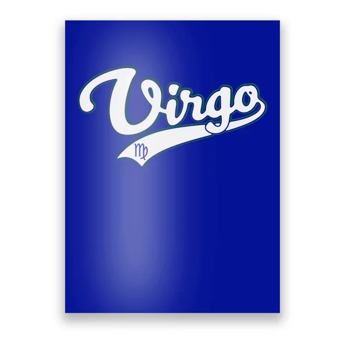 Virgo Zodiac Sign Astrology September Birthday Retro Gift Poster