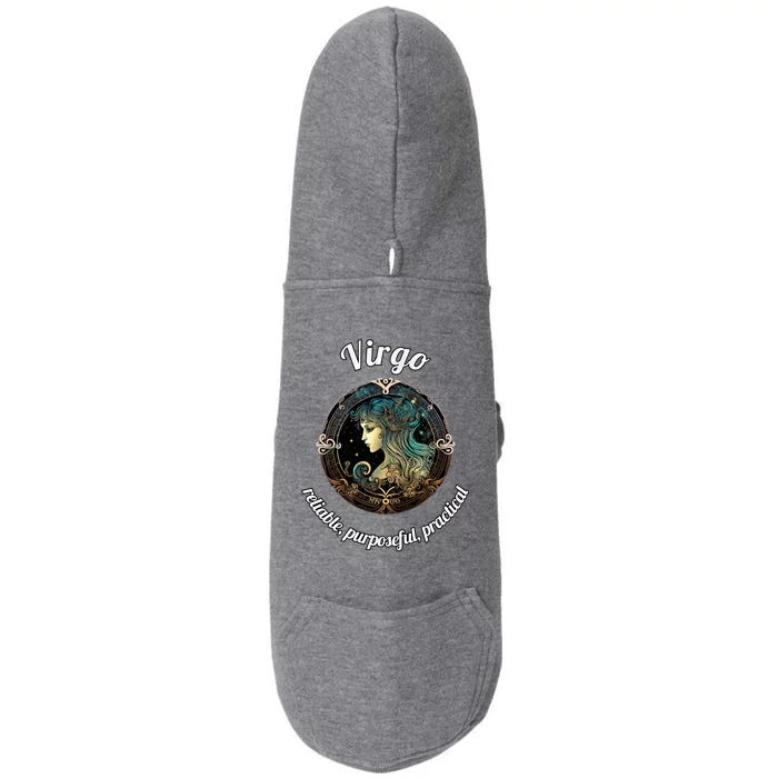 Virgo Zodiac Sign Astronomy Great Gift Doggie 3-End Fleece Hoodie