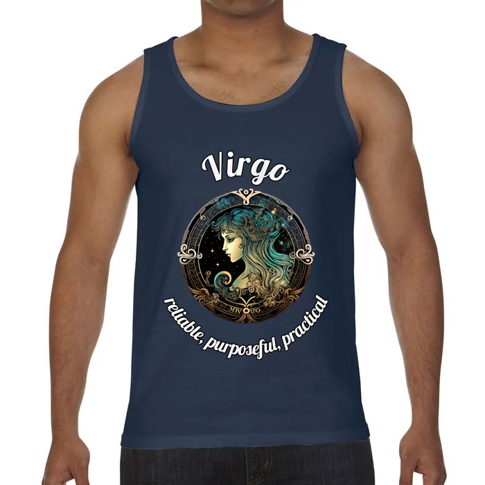 Virgo Zodiac Sign Astronomy Great Gift Comfort Colors® Tank Top