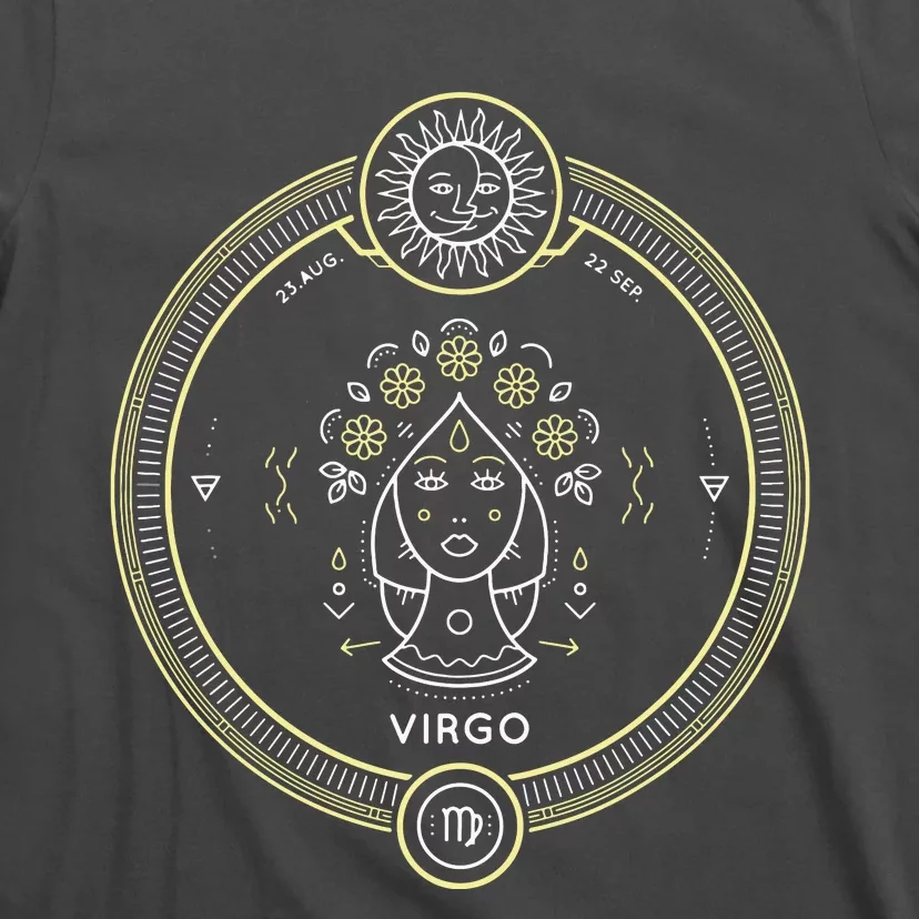 Virgo Zodiac Sign Horoscope Symbol Astrology Astronomy T-Shirt