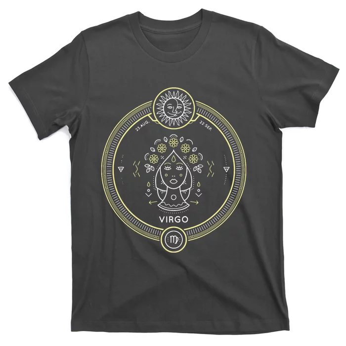 Virgo Zodiac Sign Horoscope Symbol Astrology Astronomy T-Shirt