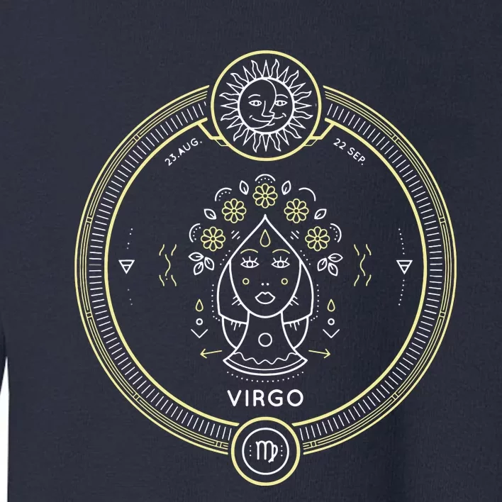 Virgo Zodiac Sign Horoscope Symbol Astrology Astronomy Toddler Sweatshirt