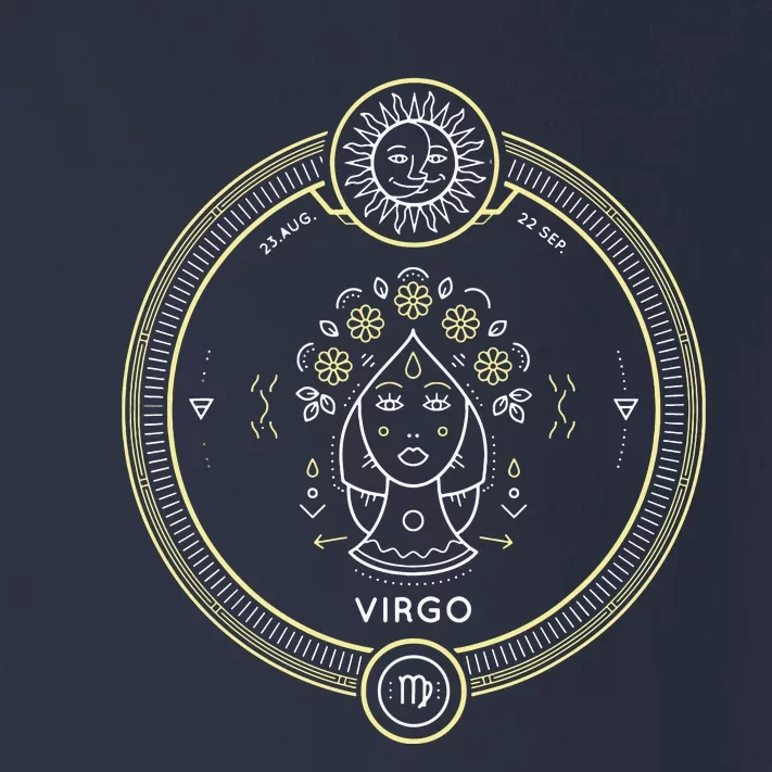 Virgo Zodiac Sign Horoscope Symbol Astrology Astronomy Toddler Long Sleeve Shirt