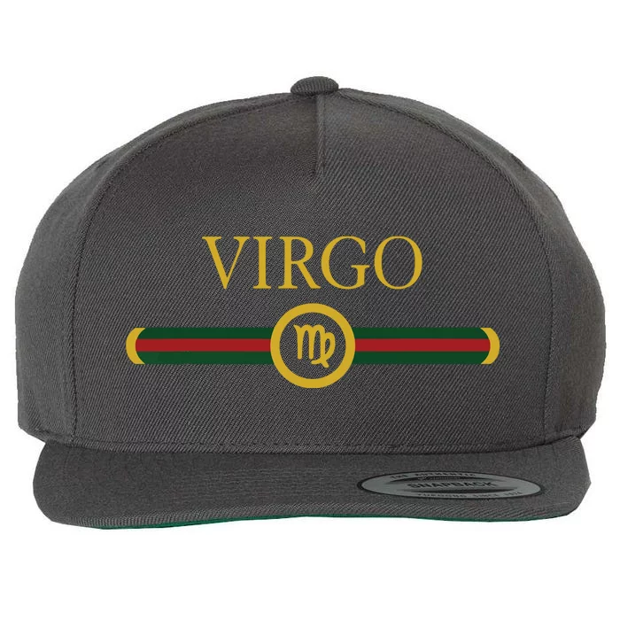 Virgo Zodiac Sep August Birthday Graphic Art Virgo Sign Wool Snapback Cap