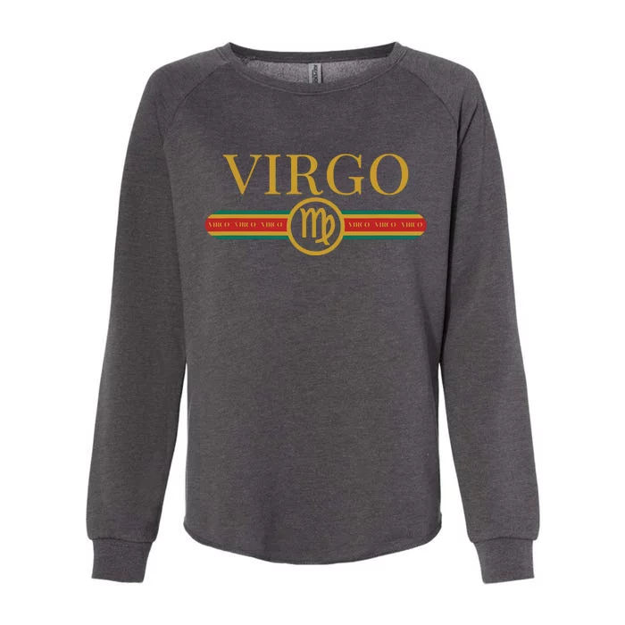 Virgo Zodiac Sign Astrology Horoscope Fashion Womens California Wash Sweatshirt