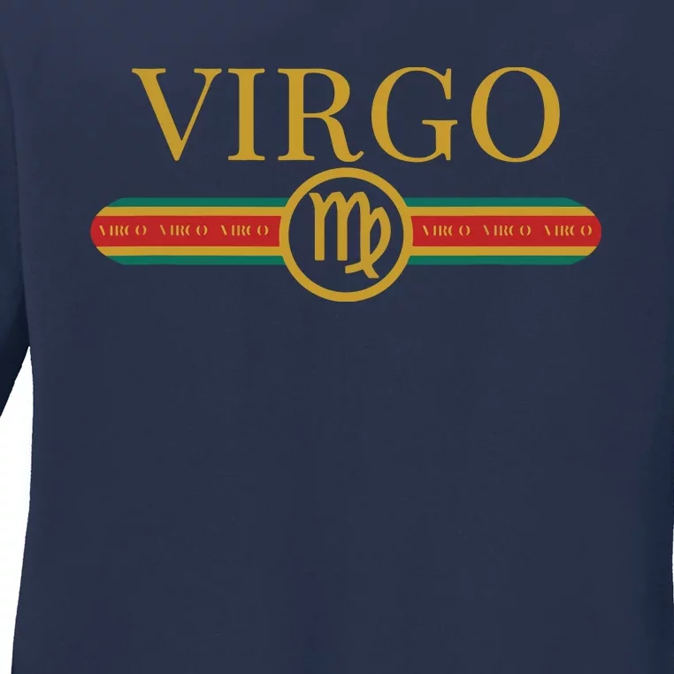 Virgo Zodiac Sign Astrology Horoscope Fashion Ladies Long Sleeve Shirt